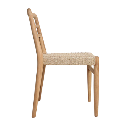 Verano teakhouten tuinstoelen - naturel (set van 2)