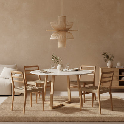 Verano teakhouten tuinstoelen - naturel (set van 2)