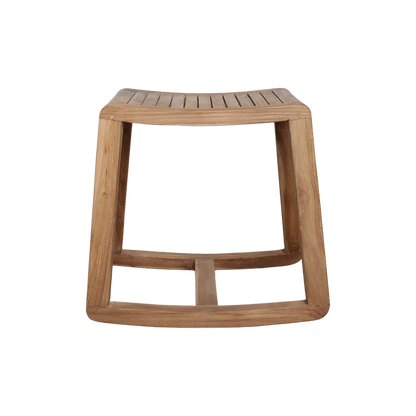 Teakhouten schommelkruk - 49x36x45 cm