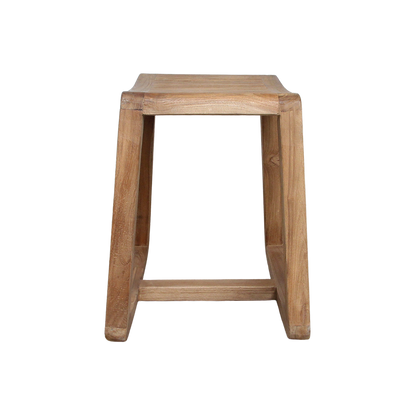 Teakhouten schommelkruk - 49x36x45 cm
