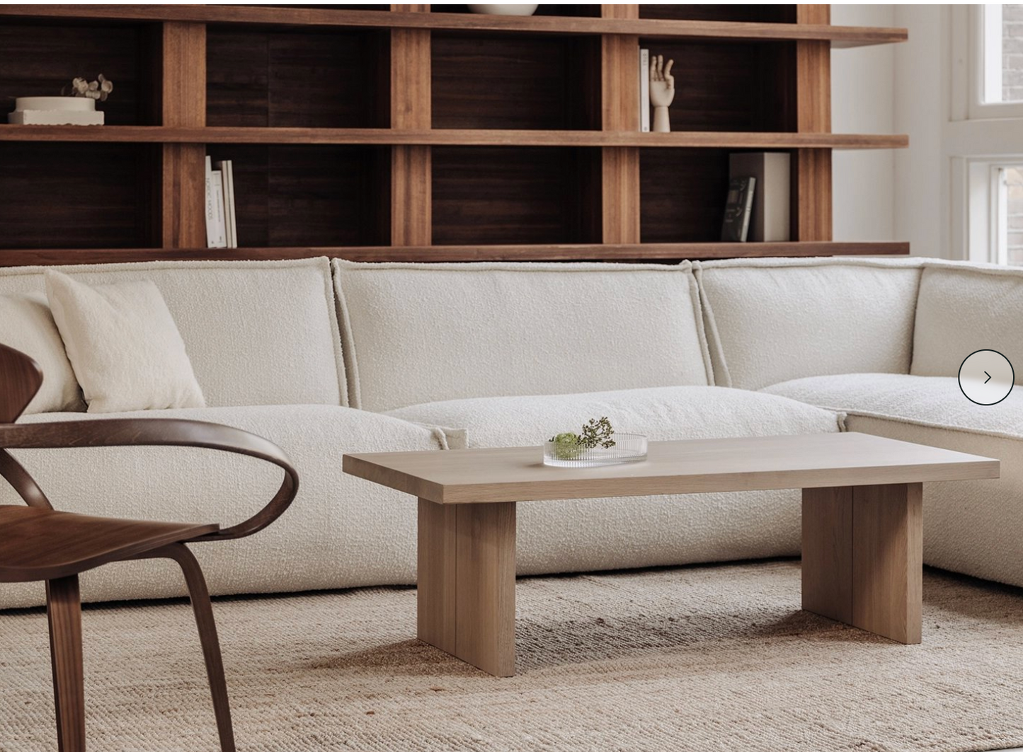 Modulaire Hoekbank Naturel — Stof