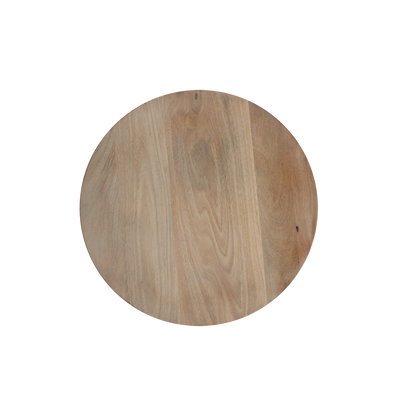 Bullnose bijzettafel omgekeerd naturel Ø 50 cm