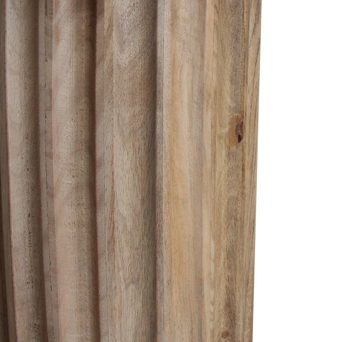 Bullnose bijzettafel omgekeerd naturel Ø 50 cm