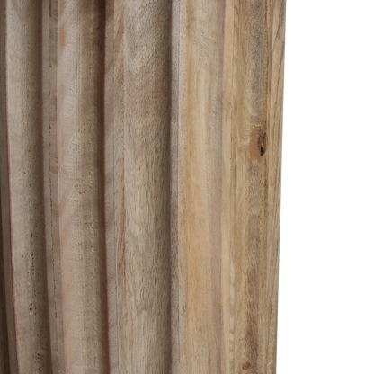 Bullnose bijzettafel omgekeerd naturel Ø 50 cm