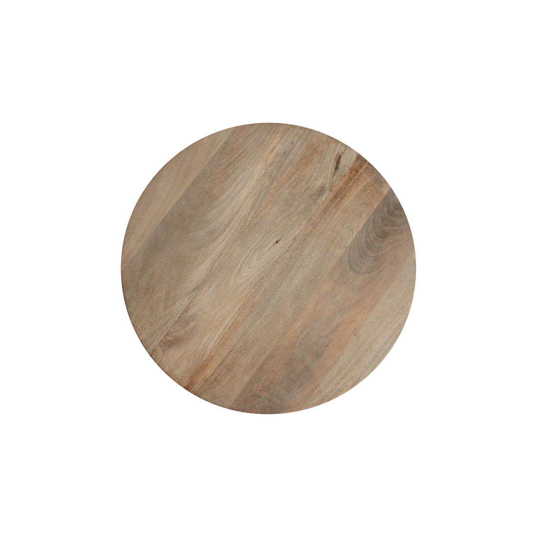 Bijzettafel met afgeronde rand (omgekeerd) naturel Ø 55 cm