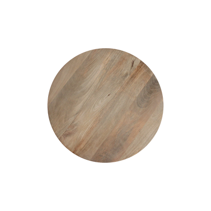 Bijzettafel met afgeronde rand (omgekeerd) naturel Ø 55 cm