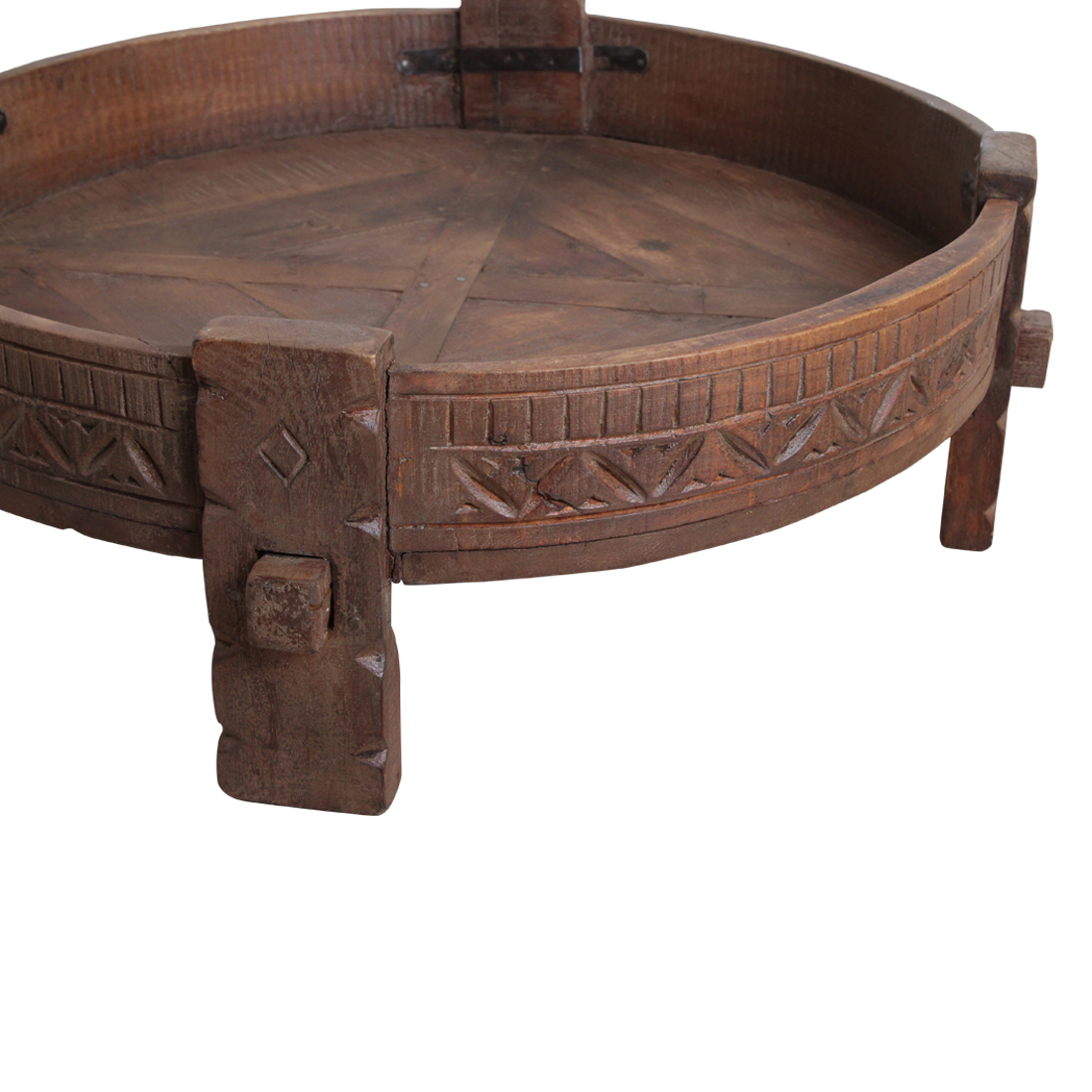 Chakki bijzettafel bruin