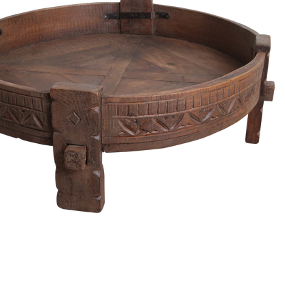Chakki bijzettafel bruin