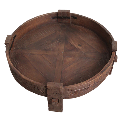 Chakki bijzettafel bruin