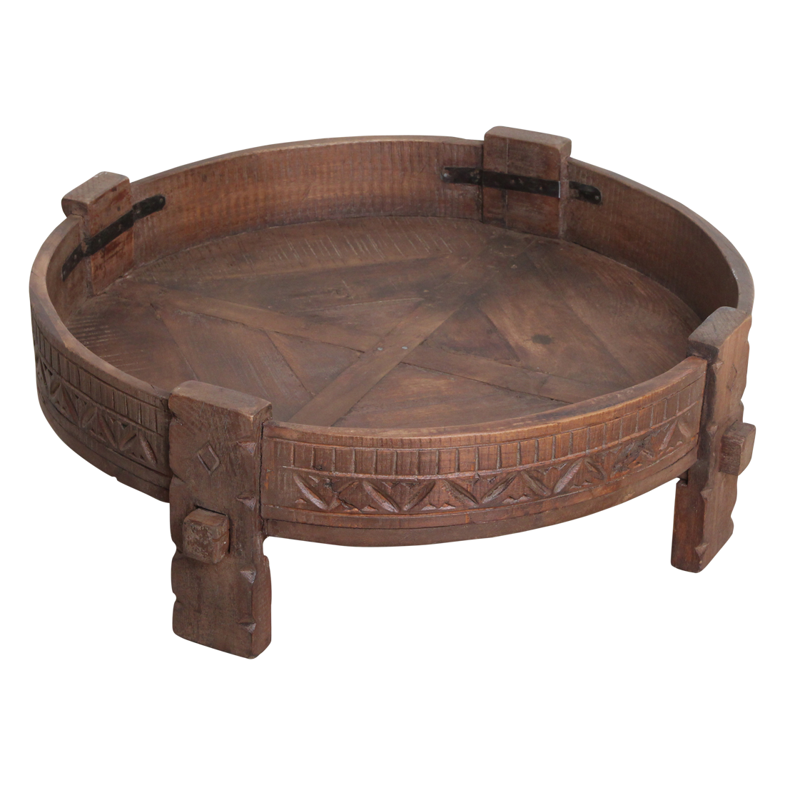 Chakki bijzettafel bruin