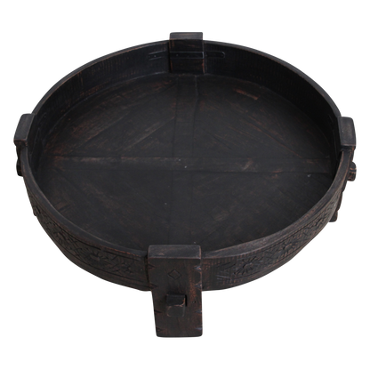 Chakki bijzettafel zwart - 73x73x25 cm