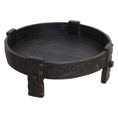 Chakki bijzettafel zwart - 73x73x25 cm