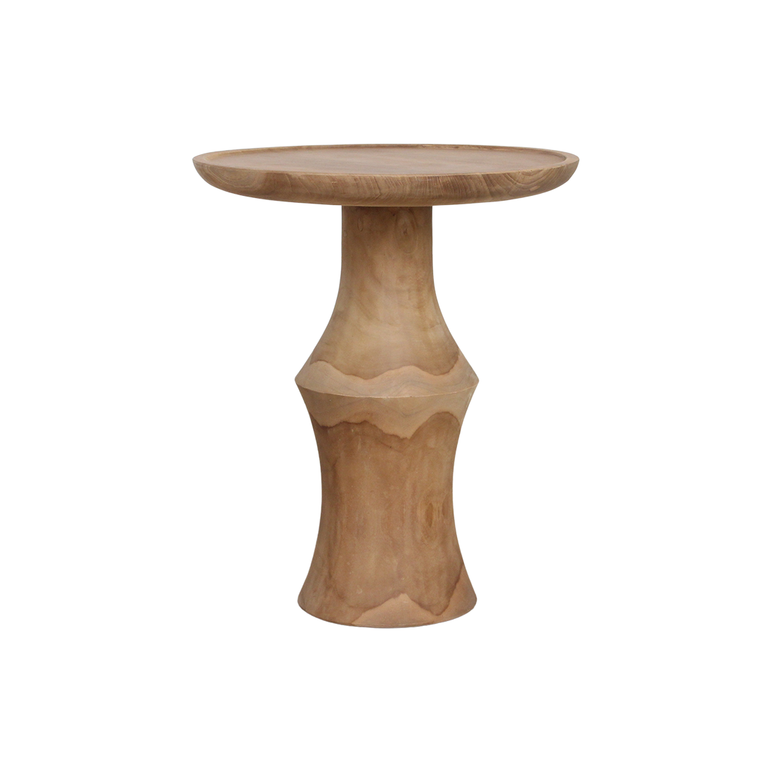 Nero teakhouten bijzettafel Dawn - natuurlijk teak