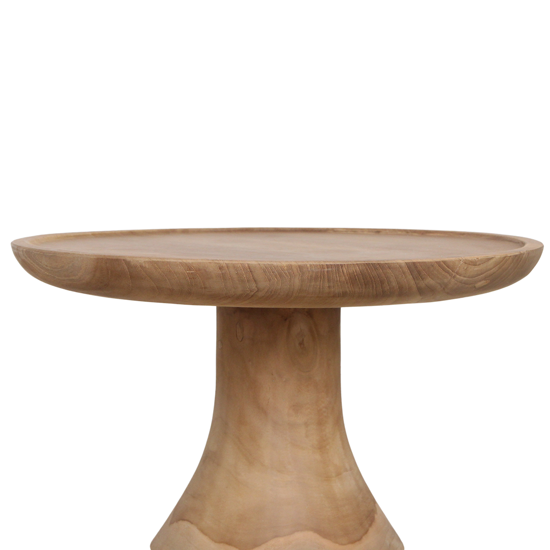 Nero teakhouten bijzettafel Dawn - natuurlijk teak