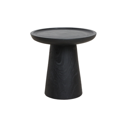 Nero teakhouten bijzettafel Dusk - zwart