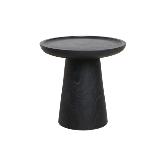 Nero teakhouten bijzettafel Dusk - zwart