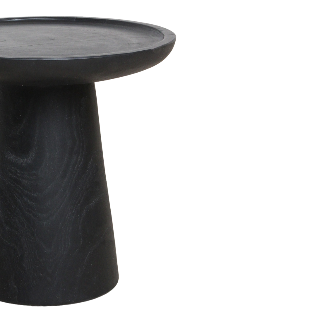 Nero teakhouten bijzettafel Dusk - zwart