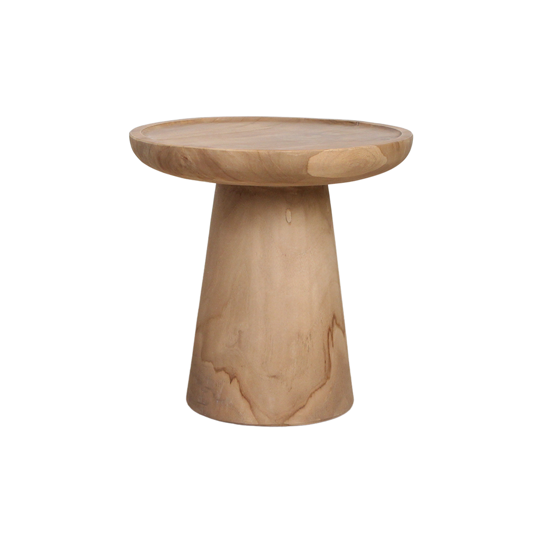 Nero teakhouten bijzettafel Ray - natuurlijk teak