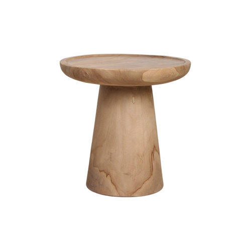 Nero teakhouten bijzettafel Ray - natuurlijk teak