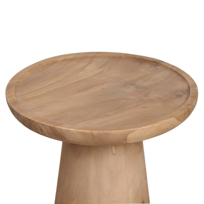 Nero teakhouten bijzettafel Ray - natuurlijk teak
