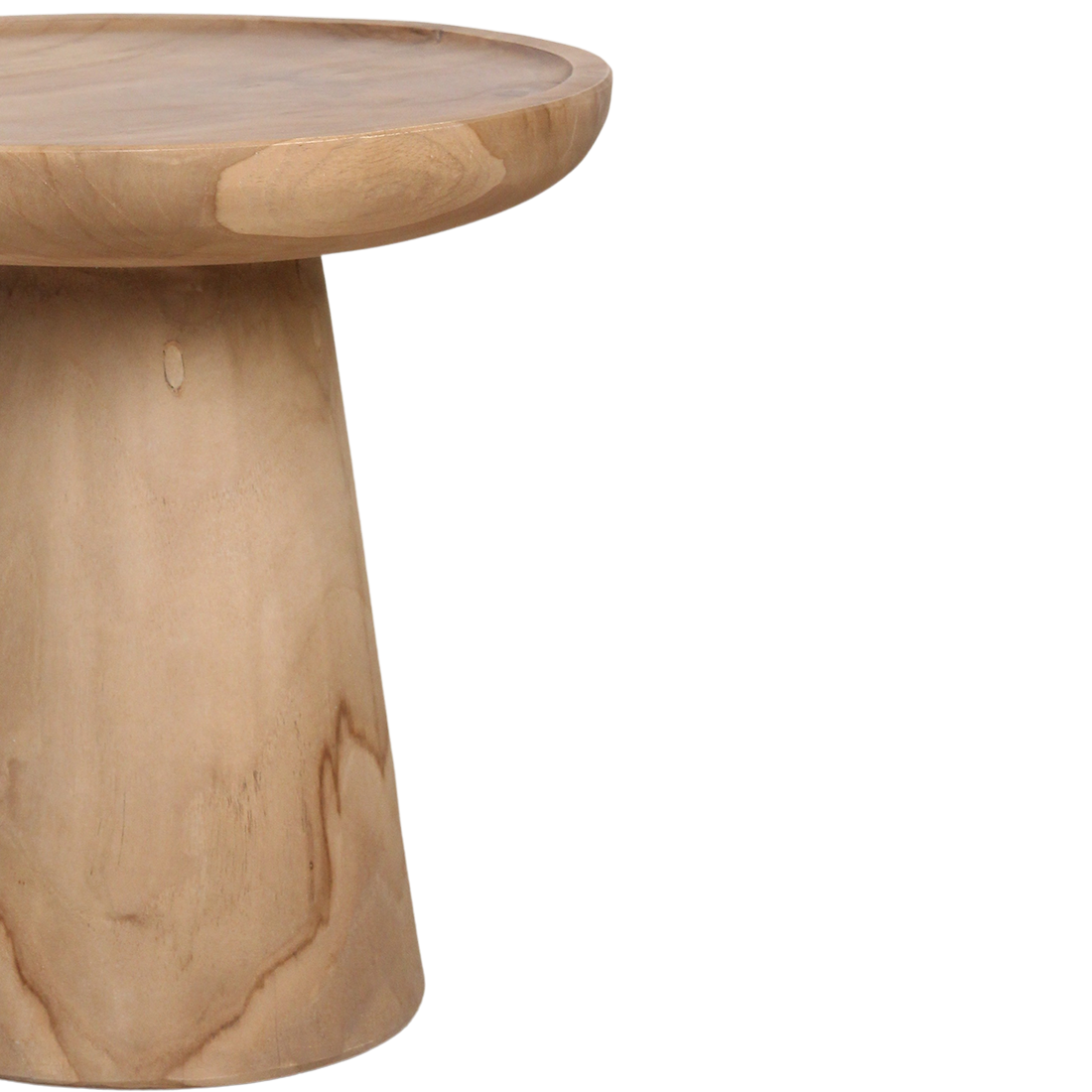 Nero teakhouten bijzettafel Ray - natuurlijk teak