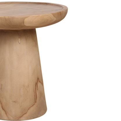 Nero teakhouten bijzettafel Ray - natuurlijk teak