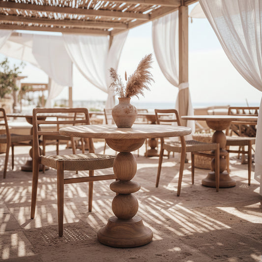 Teakhouten bistro tuintafel
