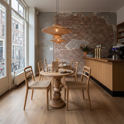 Teakhouten bistro tuintafel