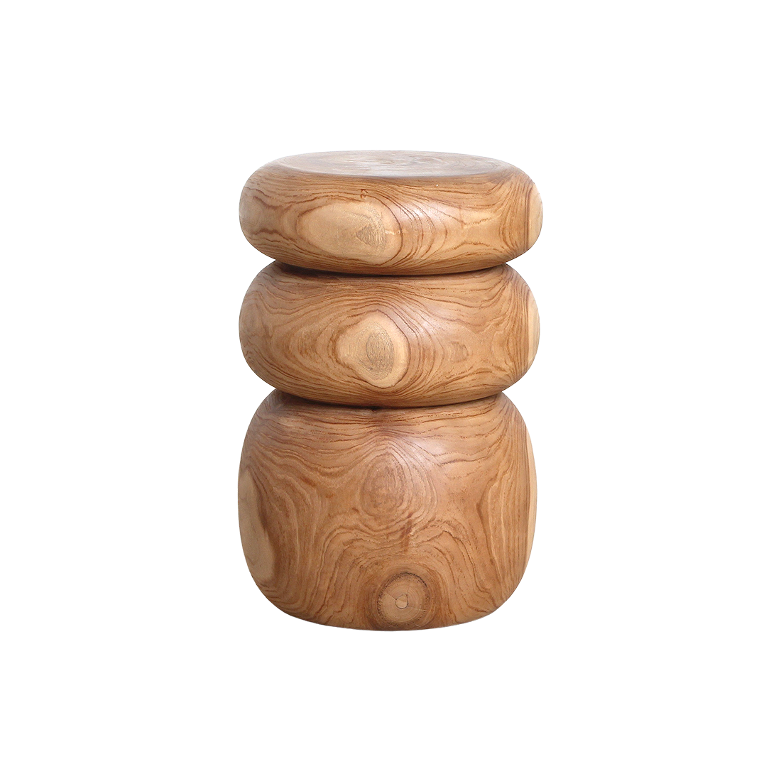 Tao teakhouten bijzettafel/kruk