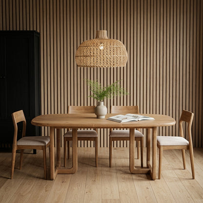 Winter teakhouten eettafel - 200 cm