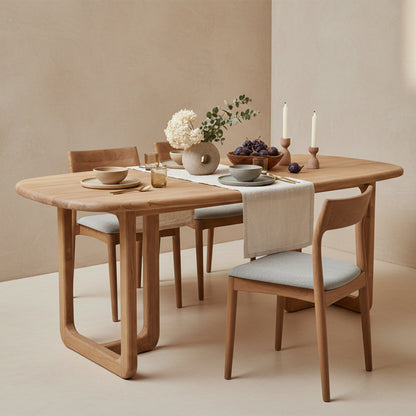 Winter teakhouten eettafel - 200 cm