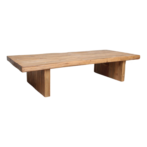 Teakhouten salontafel - FSC-gerecycled - 140x60x30 cm