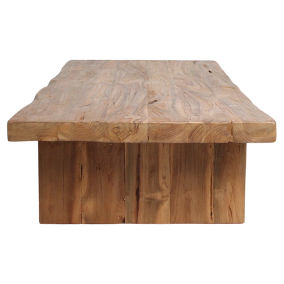 Teakhouten salontafel - FSC-gerecycled - 140x60x30 cm