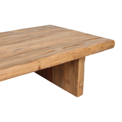 Teakhouten salontafel - FSC-gerecycled - 140x60x30 cm