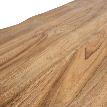 Teakhouten salontafel - FSC-gerecycled - 140x60x30 cm
