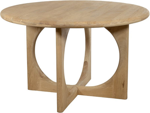 Eetkamertafel Ø130, Acaciahout Groovy Naturel